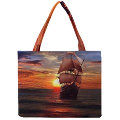 Pirate Ship Mini Tote Bag by Sapixe