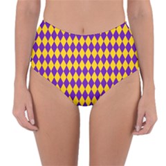 Real Jester Reversible High-waist Bikini Bottoms by jumpercat