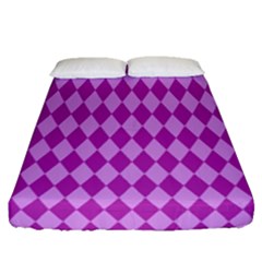 Pink Jess Fitted Sheet (queen Size) by jumpercat