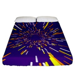 Space Trip 1 Fitted Sheet (king Size) by jumpercat