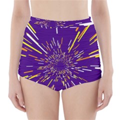 Space Trip 1 High-waisted Bikini Bottoms by jumpercat