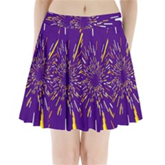 Space Trip 1 Pleated Mini Skirt by jumpercat