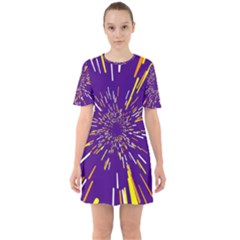 Space Trip 1 Sixties Short Sleeve Mini Dress by jumpercat