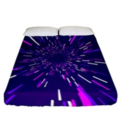 Space Trip 2 Fitted Sheet (queen Size) by jumpercat