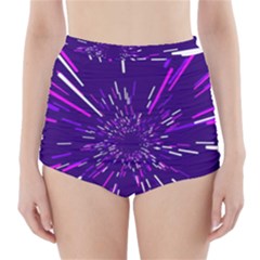 Space Trip 2 High-waisted Bikini Bottoms by jumpercat