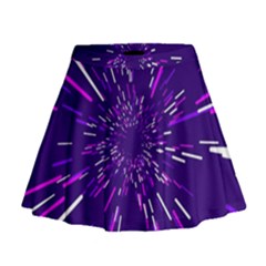 Space Trip 2 Mini Flare Skirt by jumpercat