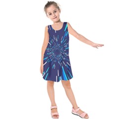 Space Trip 3 Kids  Sleeveless Dress by jumpercat