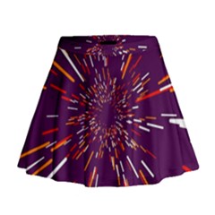 Space Trip 4 Mini Flare Skirt by jumpercat