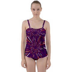 Space Trip 4 Twist Front Tankini Set by jumpercat