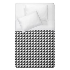 Triangulate Black And White Duvet Cover (single Size) by jumpercat