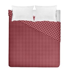 Red Triangulate Duvet Cover Double Side (full/ Double Size) by jumpercat