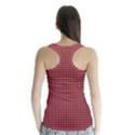 Red Triangulate Racer Back Sports Top View2