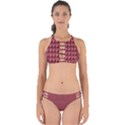 Red Triangulate Perfectly Cut Out Bikini Set View1