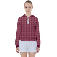 Red Triangulate Women s Tie Up Sweat by jumpercat