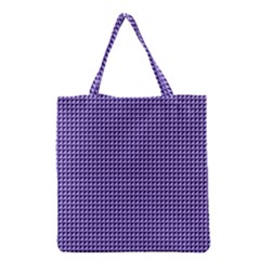 Purple Triangulate Grocery Tote Bag by jumpercat