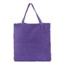 Purple Triangulate Grocery Tote Bag View1