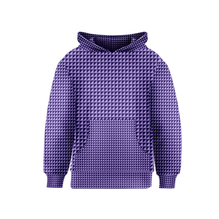 Purple Triangulate Kids  Pullover Hoodie