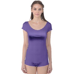 Purple Triangulate Boyleg Leotard  by jumpercat