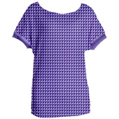 Purple Triangulate Women s Oversized Tee by jumpercat