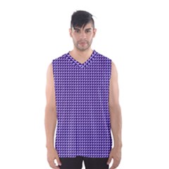 Purple Triangulate Men s Basketball Tank Top by jumpercat