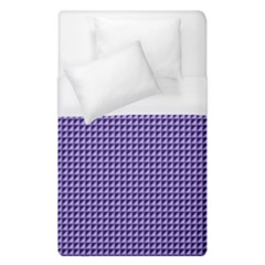 Purple Triangulate Duvet Cover (single Size) by jumpercat