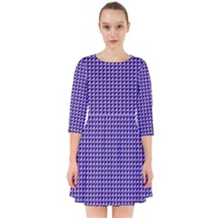 Purple Triangulate Smock Dress by jumpercat