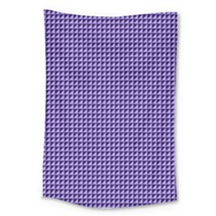 Purple Triangulate Large Tapestry by jumpercat