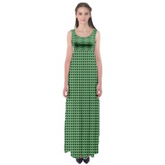 Green Triangulate Empire Waist Maxi Dress by jumpercat