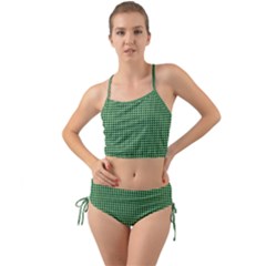 Green Triangulate Mini Tank Bikini Set by jumpercat