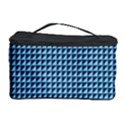 Blue Triangulate Cosmetic Storage Case View1