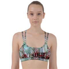 Hidden Strings Of Urity 10 Line Them Up Sports Bra by bestdesignintheworld