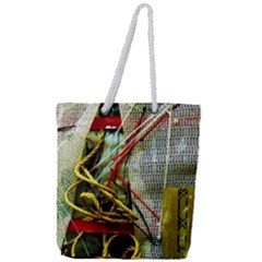 Hidden Strings Of Purity 15 Full Print Rope Handle Tote (large) by bestdesignintheworld