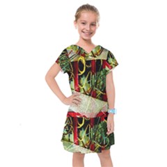 Hidden Strings Of Purity 13 Kids  Drop Waist Dress by bestdesignintheworld