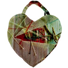 Hidden Strings Of Purity 12 Giant Heart Shaped Tote by bestdesignintheworld