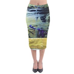 Hidden Strings Of Purity 9 Velvet Midi Pencil Skirt by bestdesignintheworld