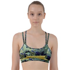 Hidden Strings Of Purity 9 Line Them Up Sports Bra by bestdesignintheworld