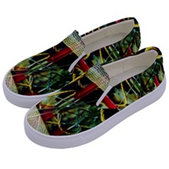 Hidden Strings Of Purity 13 Kids  Canvas Slip Ons by bestdesignintheworld