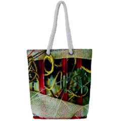 Hidden Strings Of Purity 13 Full Print Rope Handle Tote (small) by bestdesignintheworld