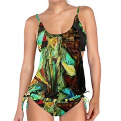 Girl In A Bar Tankini Set by bestdesignintheworld