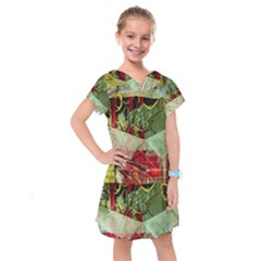 Hidden Strings Of Purity 7 Kids  Drop Waist Dress by bestdesignintheworld