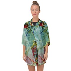 Hidde Strings Of Purity 2 Half Sleeve Chiffon Kimono