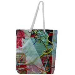 Hidde Strings Of Purity 2 Full Print Rope Handle Tote (large) by bestdesignintheworld