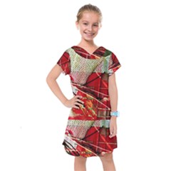 Hidden Strings Of Puity 14 Kids  Drop Waist Dress by bestdesignintheworld