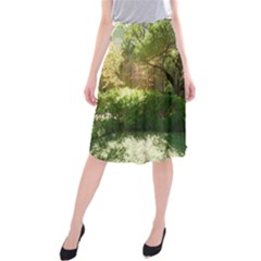 Highland Park 19 Midi Beach Skirt by bestdesignintheworld