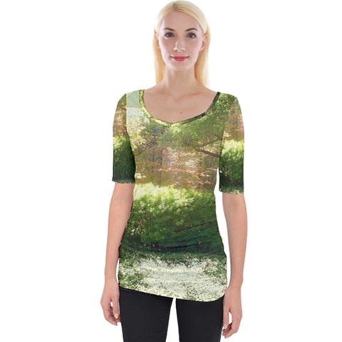 Highland Park 19 Wide Neckline Tee by bestdesignintheworld