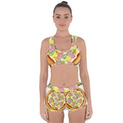 Pizza Clip Art Racerback Boyleg Bikini Set by Sapixe