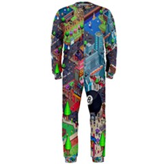 Pixel Art City Onepiece Jumpsuit (men)  by Sapixe