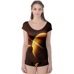 Planets Space Boyleg Leotard  by Sapixe