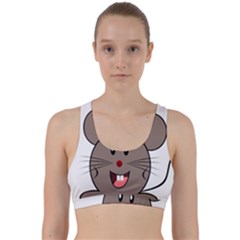 Raton Mouse Christmas Xmas Stuffed Animal Back Weave Sports Bra by Sapixe