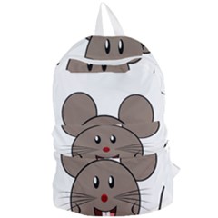 Raton Mouse Christmas Xmas Stuffed Animal Foldable Lightweight Backpack by Sapixe